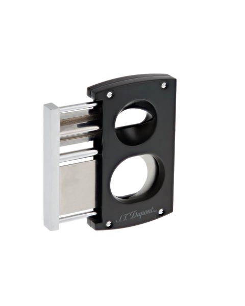 ST DUPONT CIGAR CUTTER DOUBLE BLADE BLACK — Rhein 1905