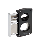 ST DUPONT CIGAR CUTTER DOUBLE BLADE BLACK — Rhein 1905