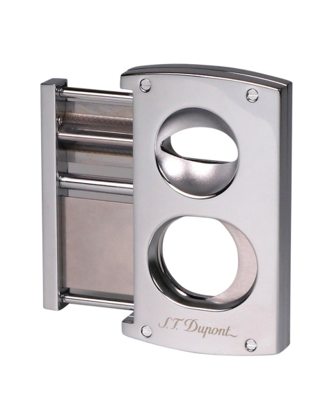 ST DUPONT CIGAR CUTTER DOUBLE BLADE CHROME — Rhein 1905