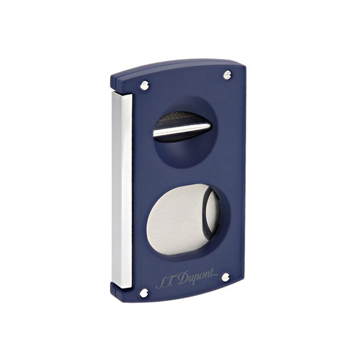 ST DUPONT CUTTER DOUBLE BLADE MATT BLUE — Rhein 1905