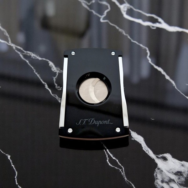 ST DUPONT CUTTER MAXIJET CHROME AND LACQUER BLACK AS NIGHT — Rhein 1905