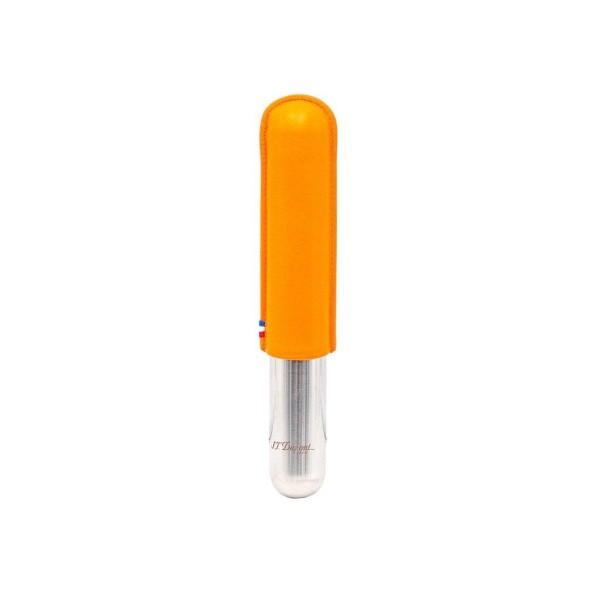 ST DUPONT ETUI 1'S ORANGE GR/CHROME — Rhein 1905