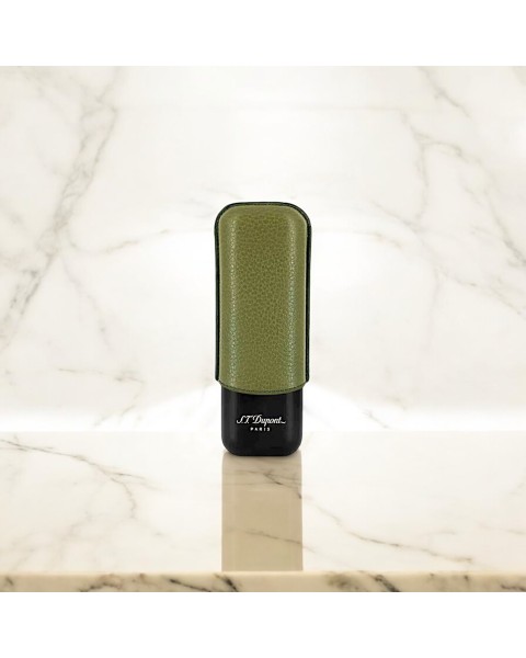 ST DUPONT ETUI 2'S KAKI GR NOIR MAT — Rhein 1905