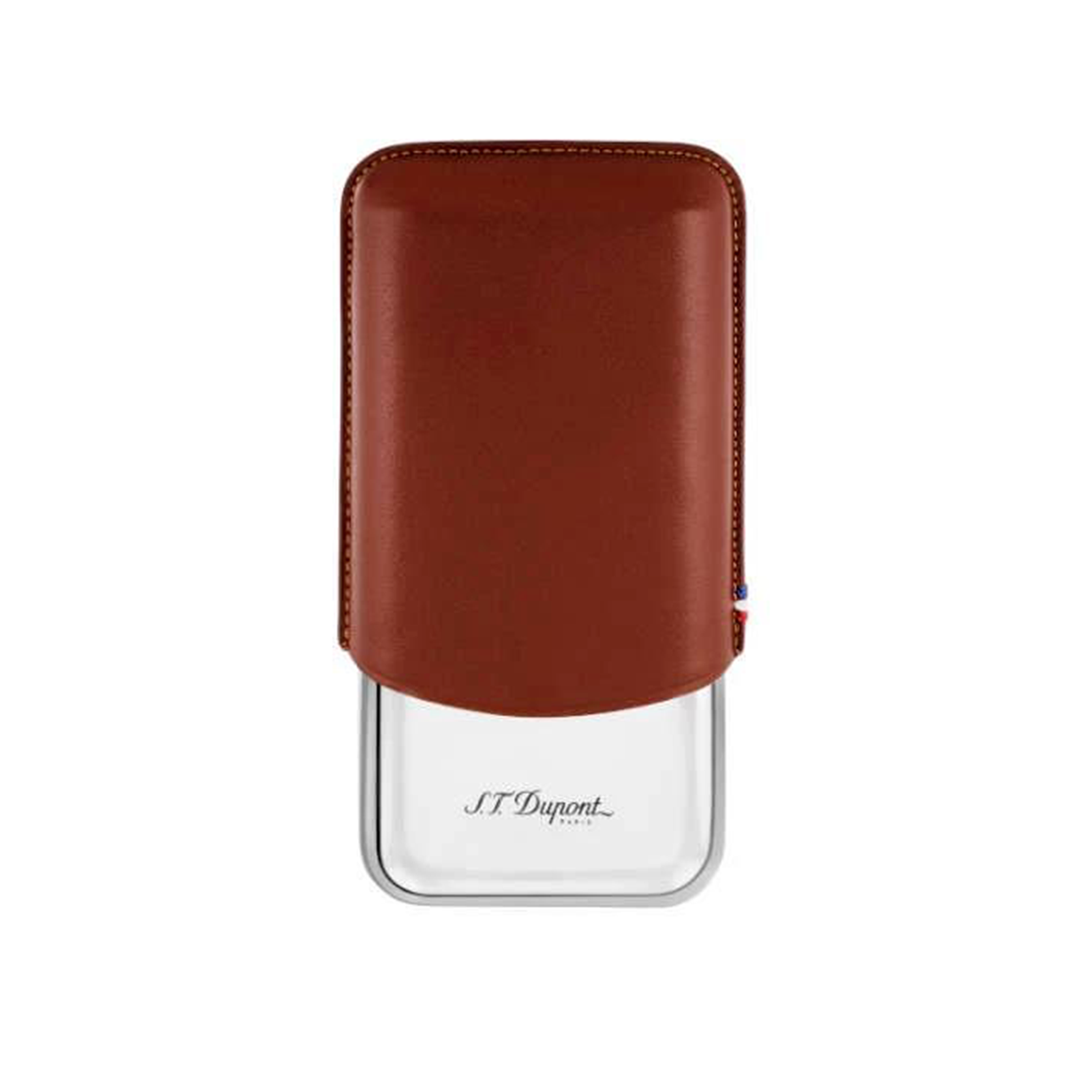 ST DUPONT ETUI METAL 3'S MARRON — Rhein 1905