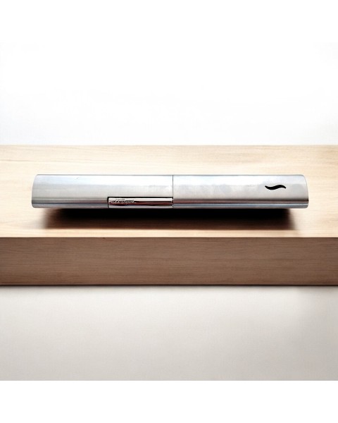 ST DUPONT LIGHTER DE TABLE BRUSHED CHROME — Rhein 1905