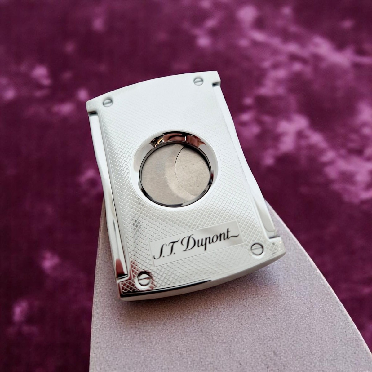 ST DUPONT MAXIJET CUTTER CHROME GRID — Rhein 1905