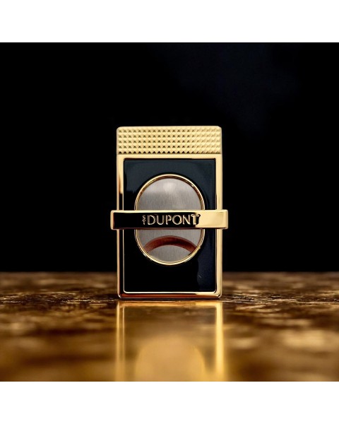 ST DUPONT NEW CUTTER SLIM NOIR/DORÉ — Rhein 1905