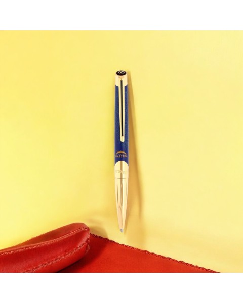 ST DUPONT STYLO PARTAGAS BLEU/OR JAUNE — Rhein 1905