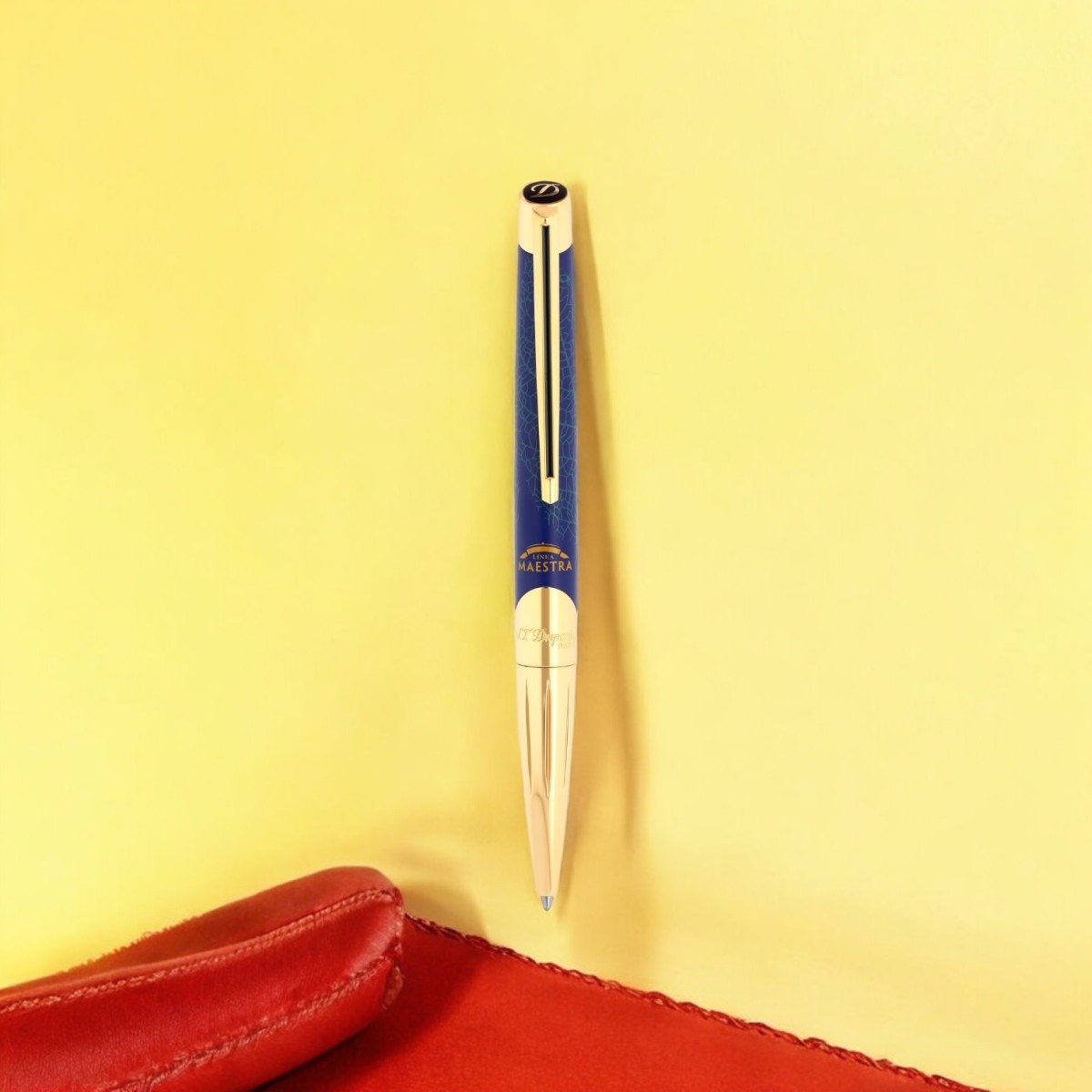 ST DUPONT STYLO PARTAGAS BLEU/OR JAUNE — Rhein 1905