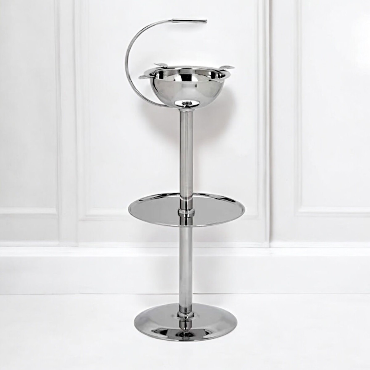 STINKY FLOOR ASHTRAY STAINLESS — Rhein 1905