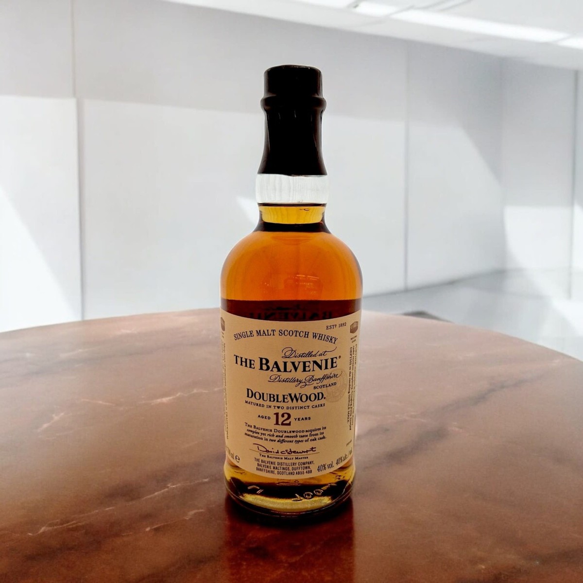 THE BALVENIE 12 YRS DOUBLE WOOD — Rhein 1905