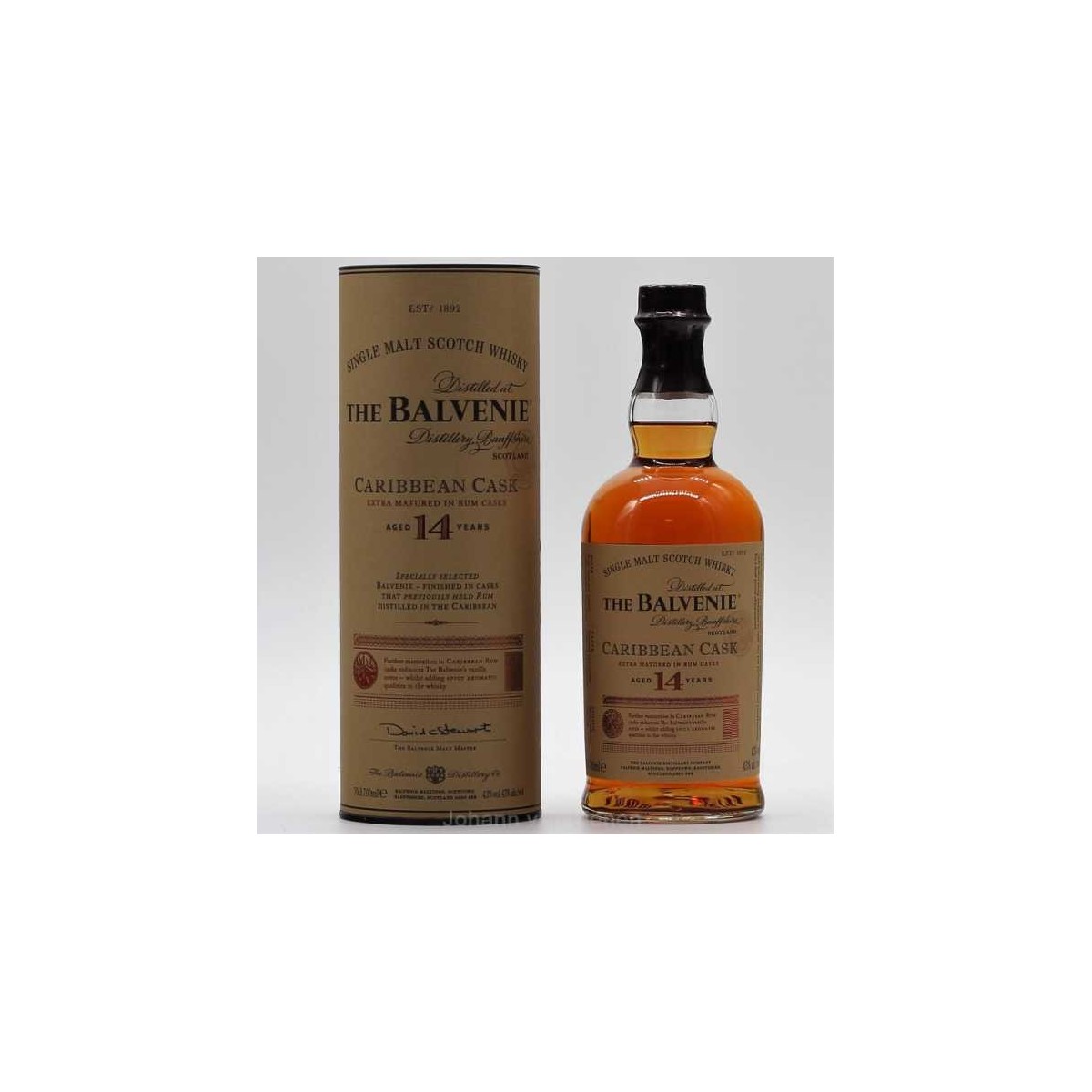 THE BALVENIE 14 YRS CARIBBEAN CASK — Rhein 1905
