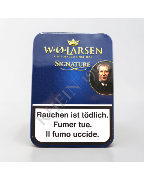 W.O. LARSEN SIGNATURE — Rhein 1905