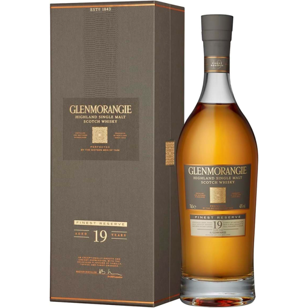 WHISKY GLENMORANGIE 19Y FINEST RESERVE WHISKY 43% 70 CL — Rhein 1905
