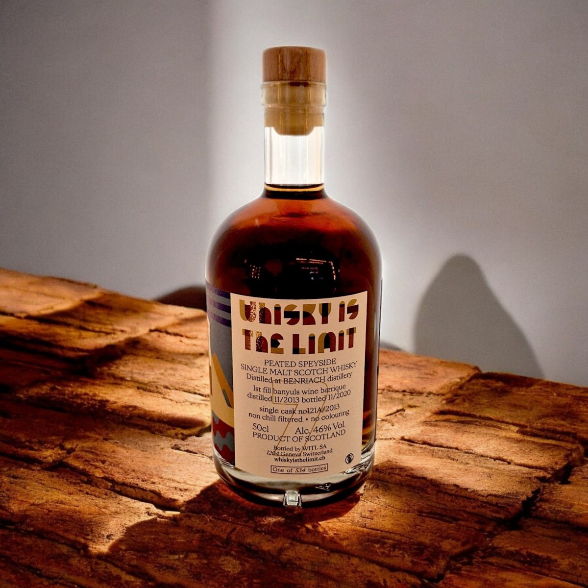 WHISKY IS THE LIMIT BENRIACH 7 YEARS 50CL 46% — Rhein 1905