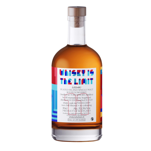 WHISKY IS THE LIMIT LEDAIG 11 YEARS 50CL 53.3% — Rhein 1905