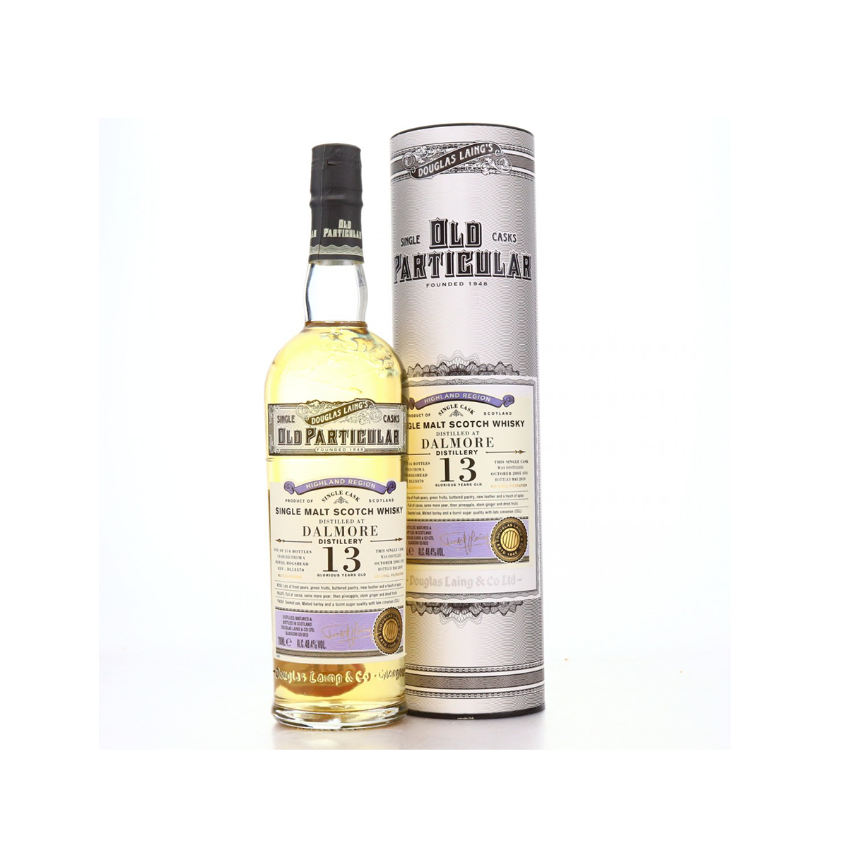 WHISKY OLD PARTICULAR DALMORE 2005 13 YEARS 48,4% 70CL — Rhein 1905