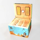 ELIE BLEU HUMIDOR AQUARIUM 110 CIGARS NUMBER 14/188 — Rhein 1905
