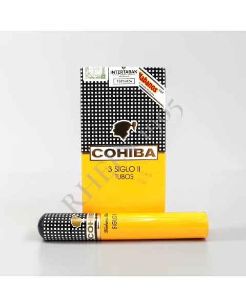 COHIBA SIGLO II TUBOS  CARDBOX /3 — Rhein 1905