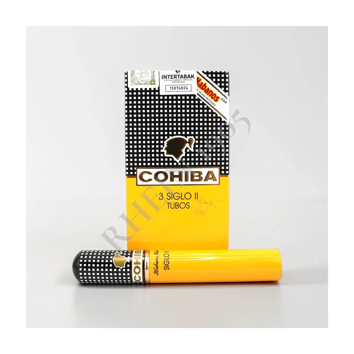 COHIBA SIGLO II TUBOS  CARDBOX /3 — Rhein 1905