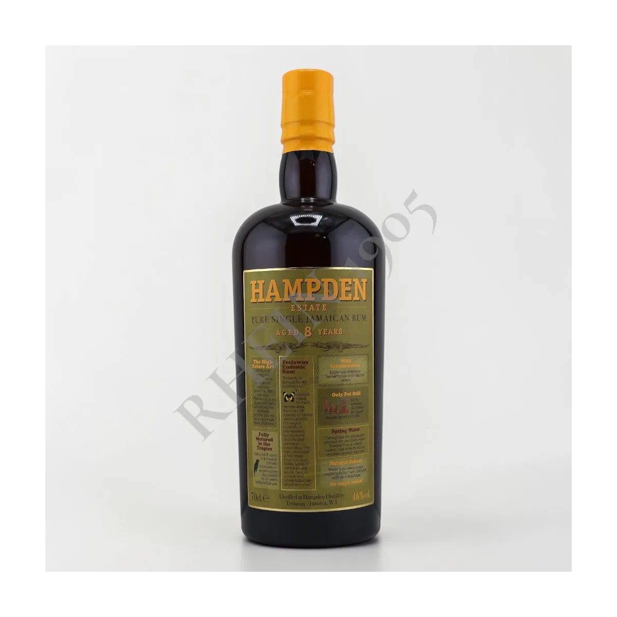 HAMPDEN 8 YEARS 46% 70CL — Rhein 1905
