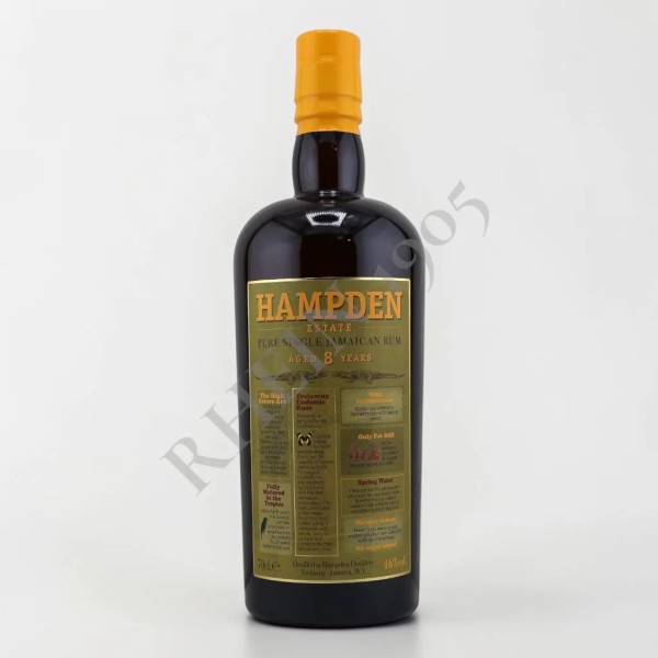HAMPDEN 8 YEARS 46% 70CL — Rhein 1905