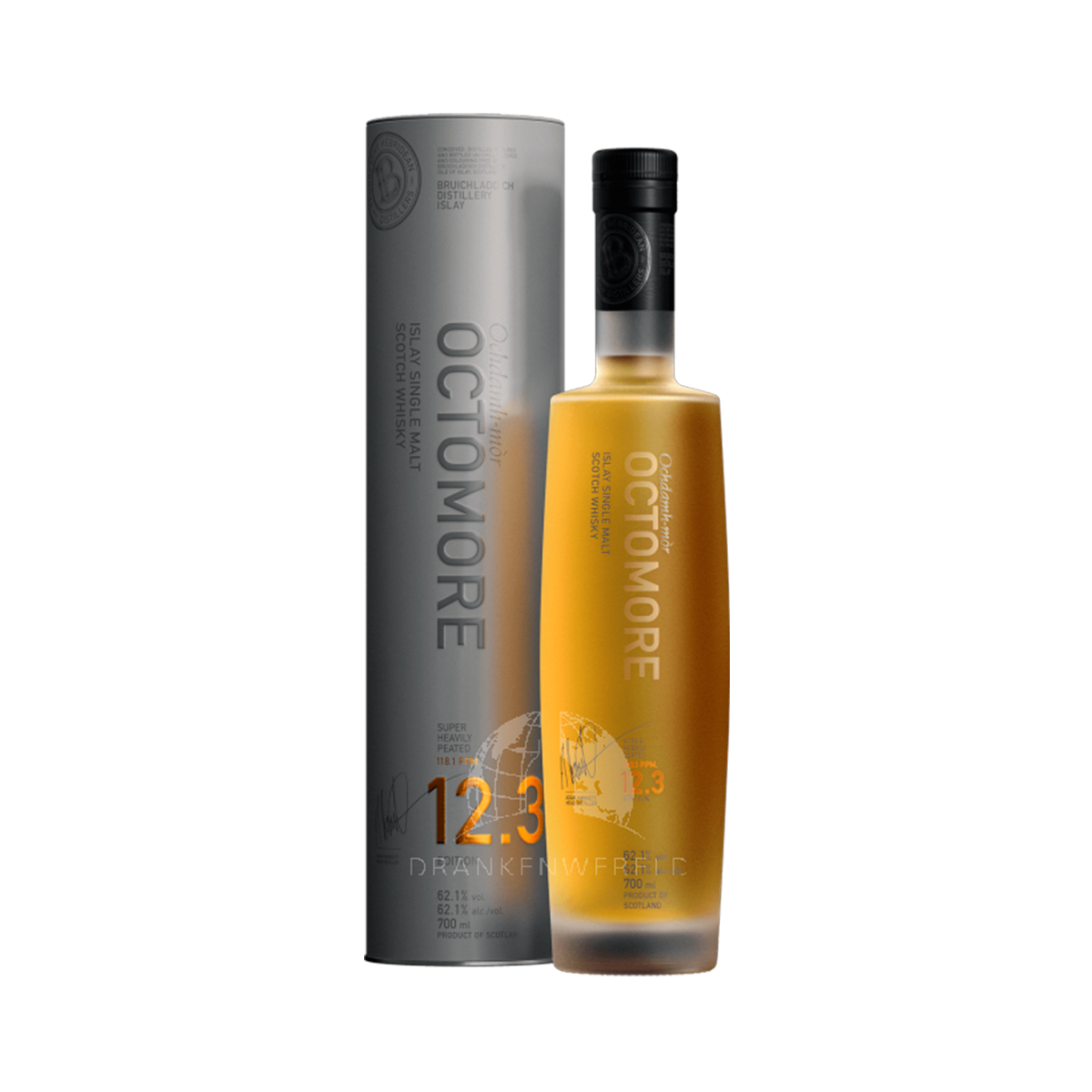 BRUICHLADDICH OCTOMORE 12.3 SINGLE MALT SCOTCH WHISKY — Rhein 1905