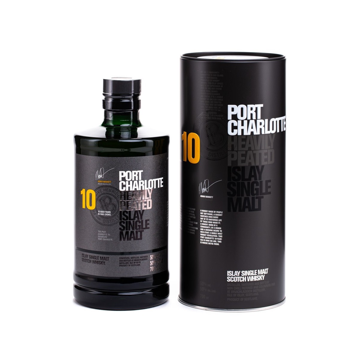 BRUICHLADDICH PORT CHARLOTTE 10 YEAR OLS SINGLE MALT SCOTH WHYSKY — Rhein 1905