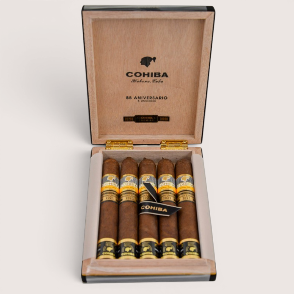 Cohiba 55 Aniversario Premier — Edición Limitada 2021 | Coffret de 5