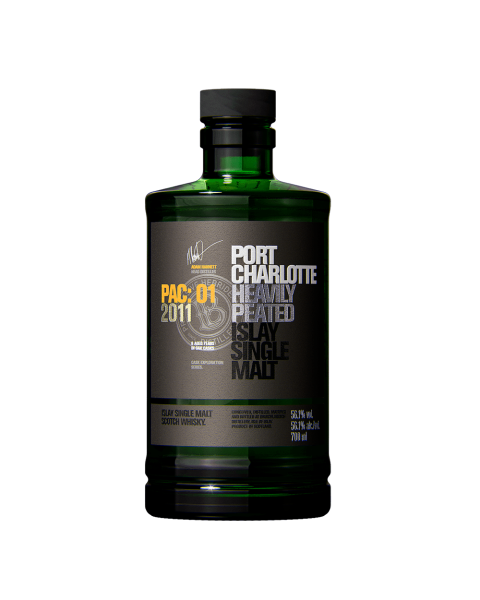 BRUICHLADDICH PORT CHARLOTTE PAC 01 2011 SINGLE MALT SCOTCH WHISKY — Rhein 1905