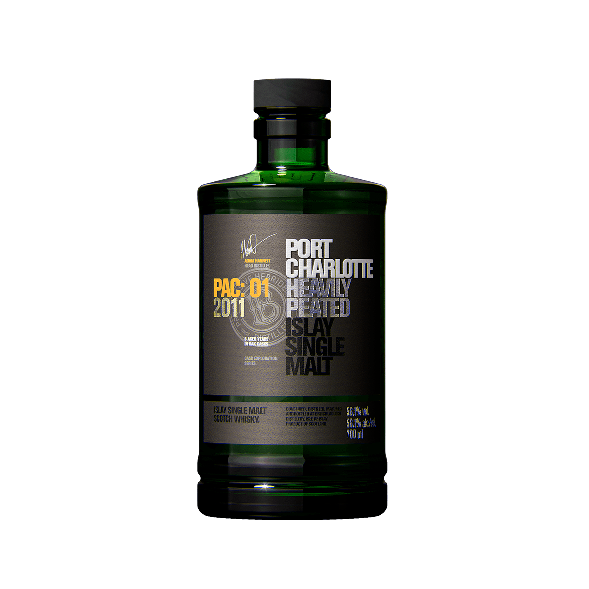 BRUICHLADDICH PORT CHARLOTTE PAC 01 2011 SINGLE MALT SCOTCH WHISKY — Rhein 1905