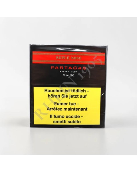 PARTAGAS MINI SÉRIE CIGARILLOS BLACK — Rhein 1905