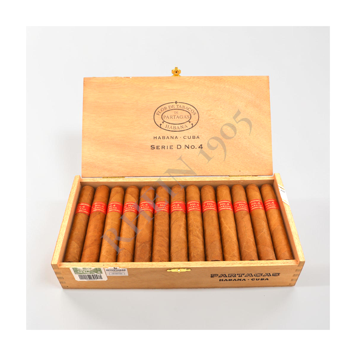 PARTAGAS SERIE D4 / 25'S — Rhein 1905