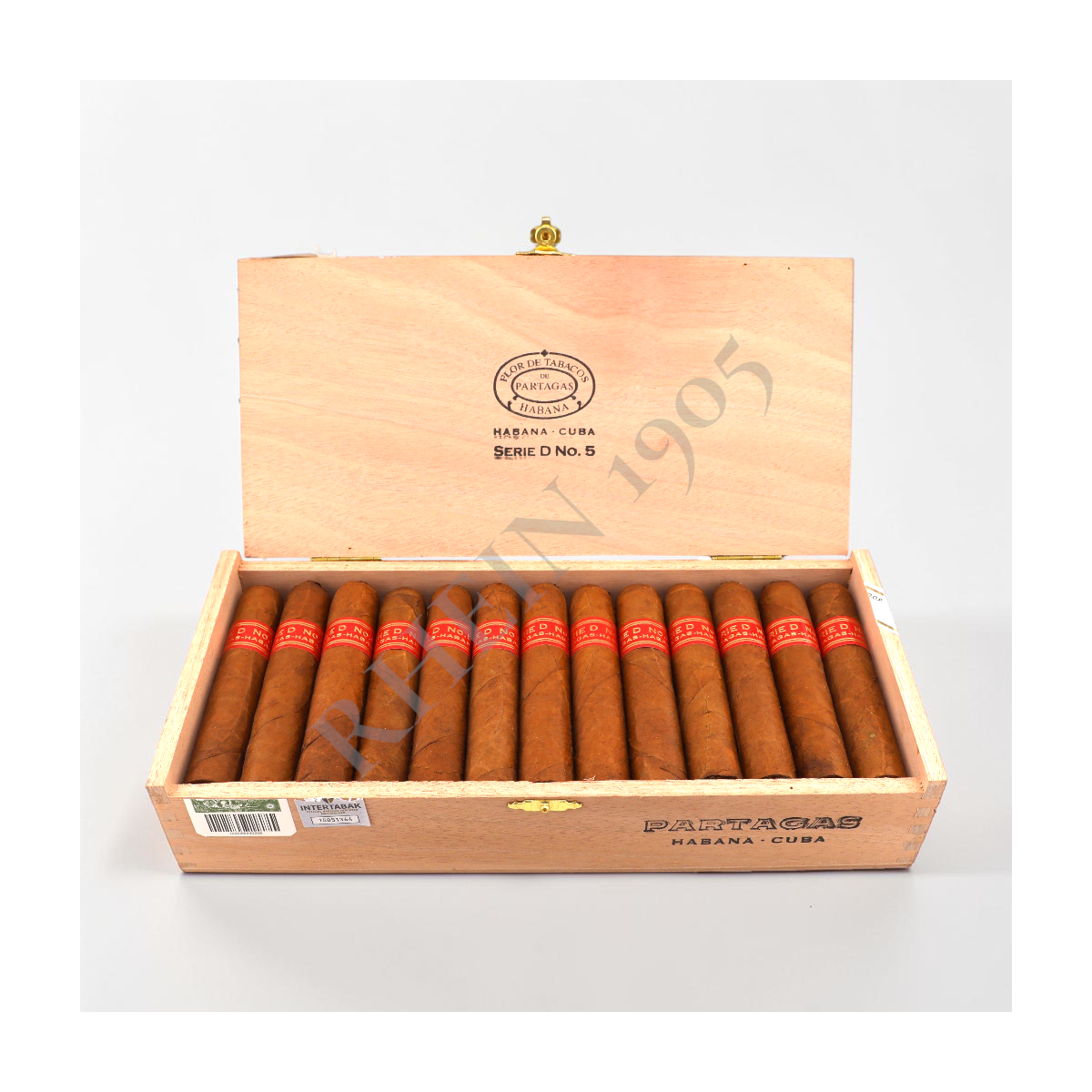 PARTAGAS SERIE D5 / 25'S — Rhein 1905