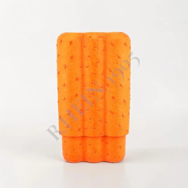 POROSUS 3'S OSTRICH TANGERINE WOODY — Rhein 1905