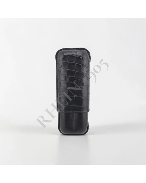 RÉCIFE ETUI 2'S MALACCA NOIR — Rhein 1905
