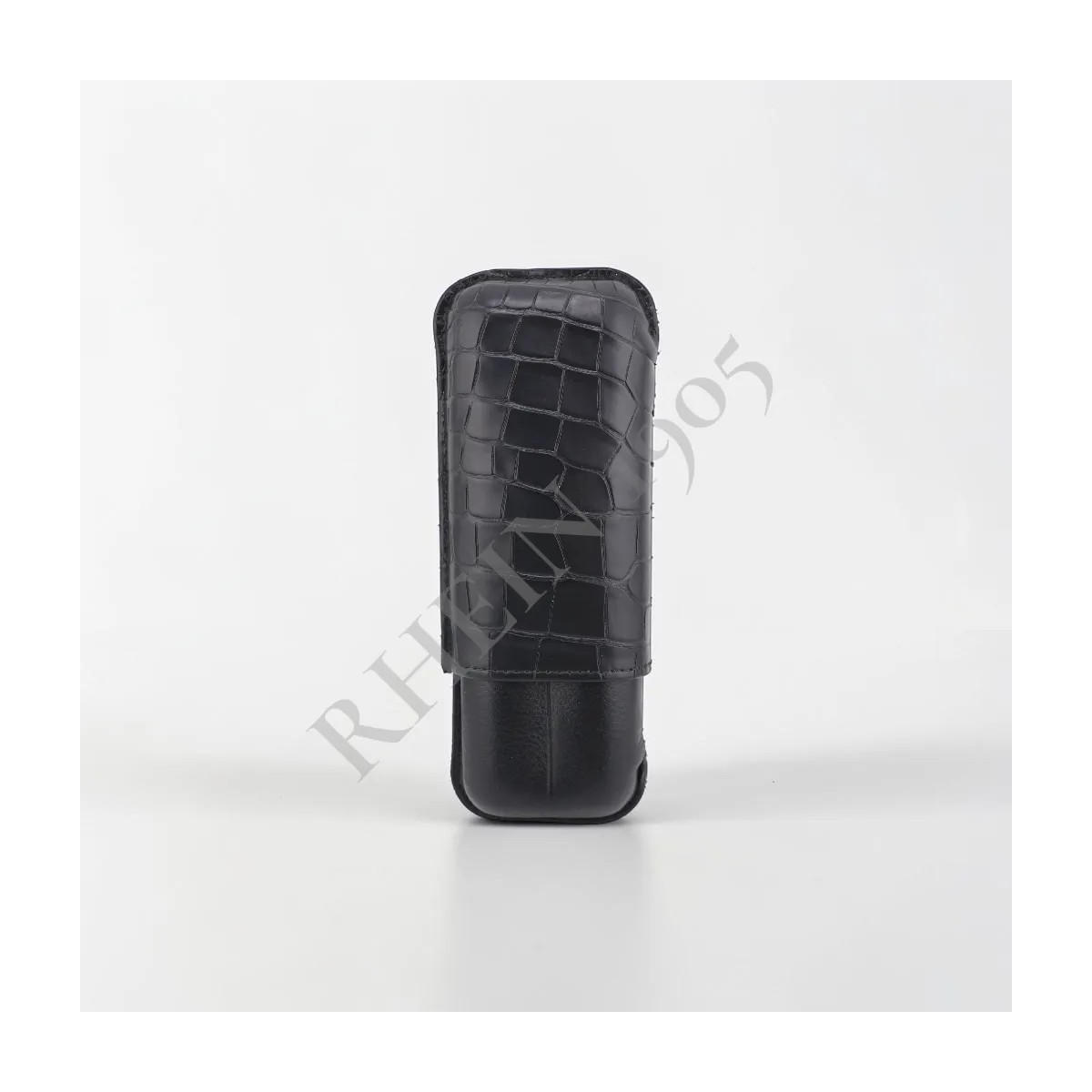 RÉCIFE ETUI 2'S MALACCA NOIR — Rhein 1905