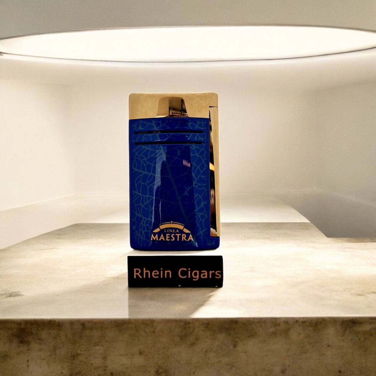 ST DUPONT MAXIJET PARTAGAS BLEU/DORE — Rhein 1905