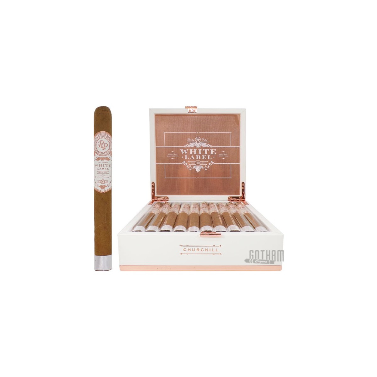 ROCKY PATEL WHITE LABEL CHURCHILL — Rhein 1905