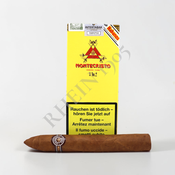 MONTECRISTO NUMERO 2 CARDBOX /3 — Rhein 1905