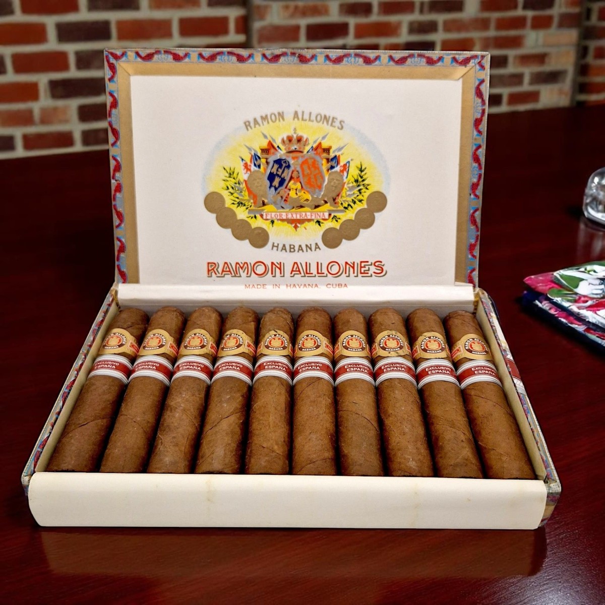 RAMON ALLONES CAPRICHOS ER ESPANA / 10'S — Rhein 1905
