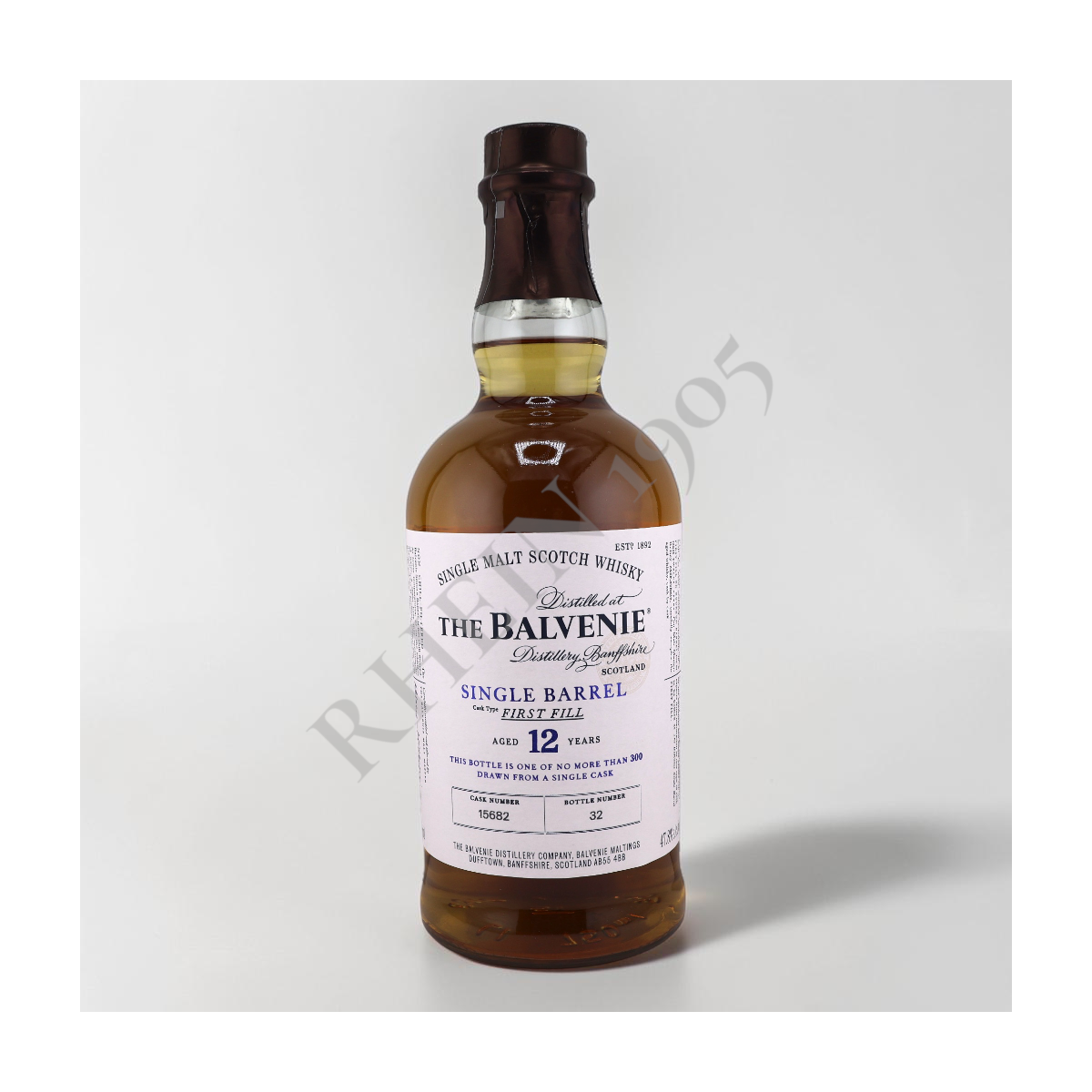 THE BALVENIE 12YRS SINGLE BARREL — Rhein 1905