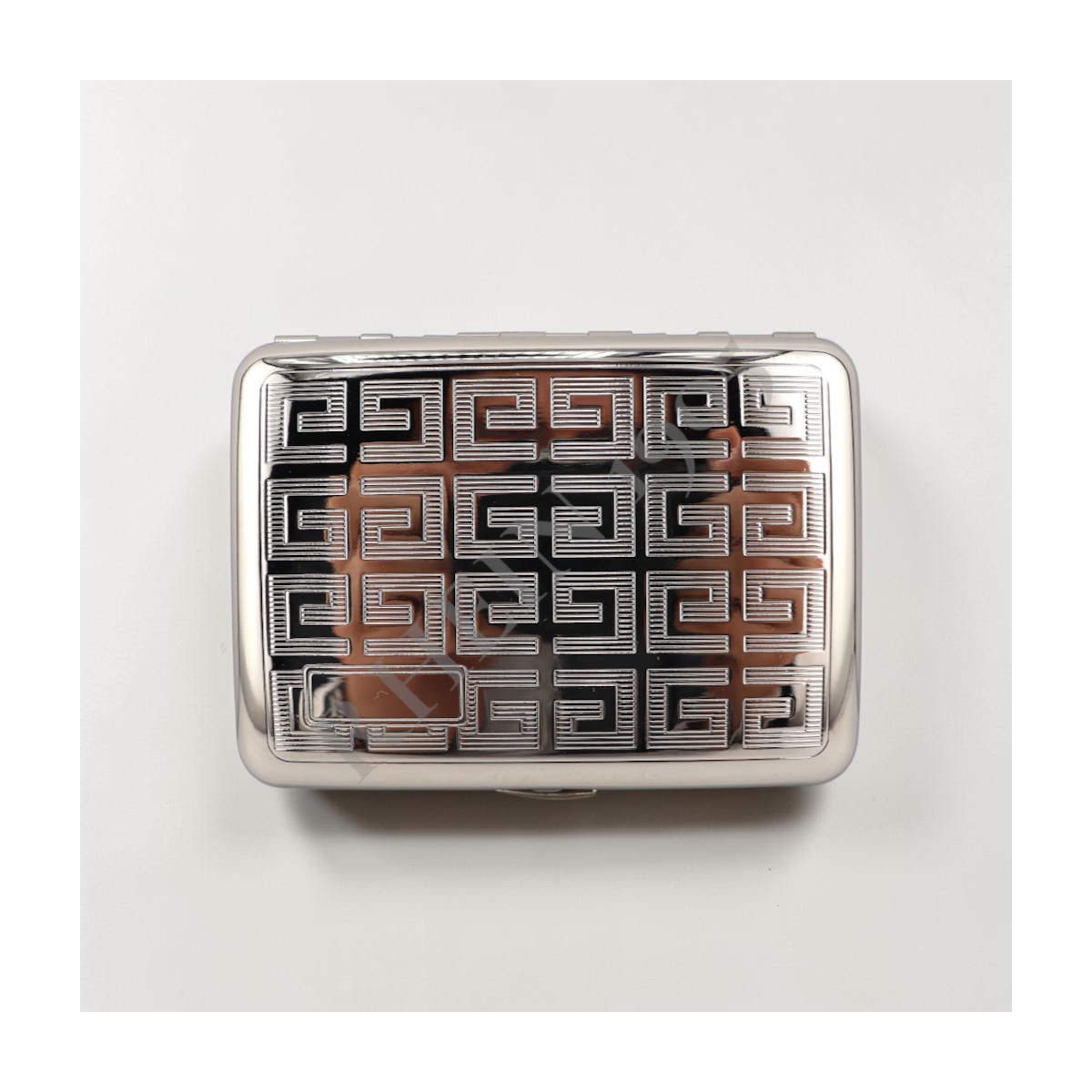 MYON MESSING CHROME ETUI CIGARETTES — Rhein 1905