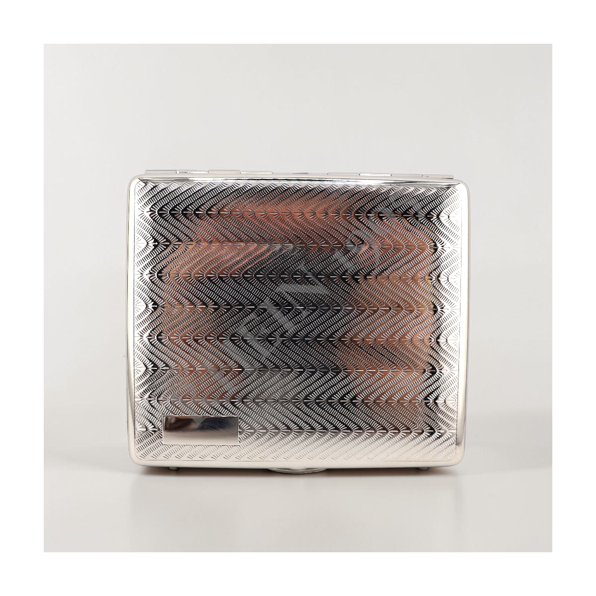 MYON MESSING CHROME ETUI CIGARETTES n°2 — Rhein 1905