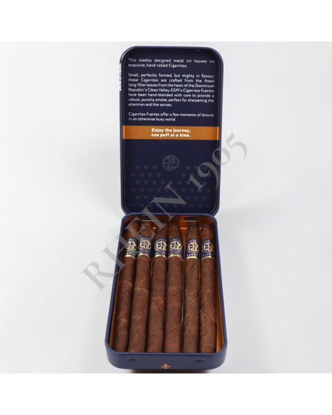 EGM FUERTES CIGARRITOS 6/METAL TIN — Rhein 1905