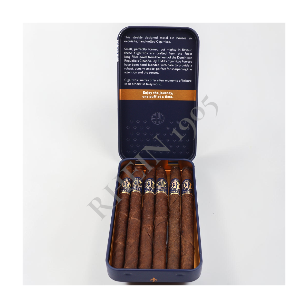 EGM FUERTES CIGARRITOS 6/METAL TIN — Rhein 1905