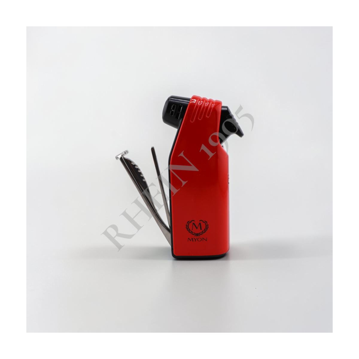 MYON BRIQUET PIPE ROUGE/NOIR — Rhein 1905