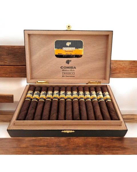 COHIBA MADURO 5 SECRETOS - FULL BOX 25'S — Rhein 1905