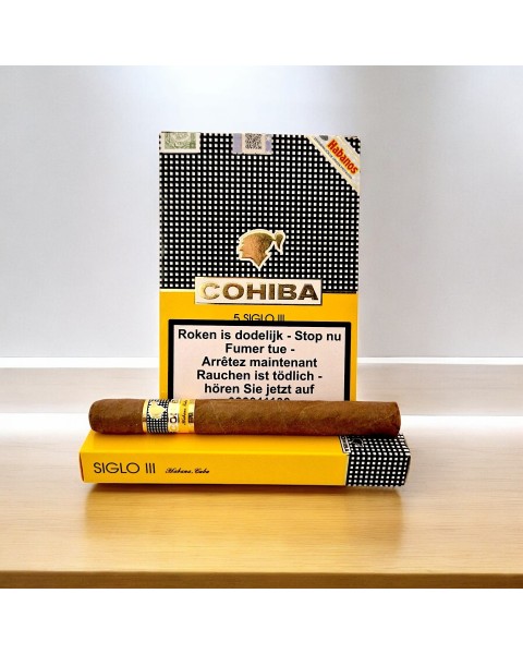 COHIBA SIGLO III CARDBOX /5 — Rhein 1905
