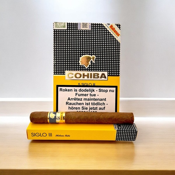 COHIBA SIGLO III CARDBOX /5 — Rhein 1905